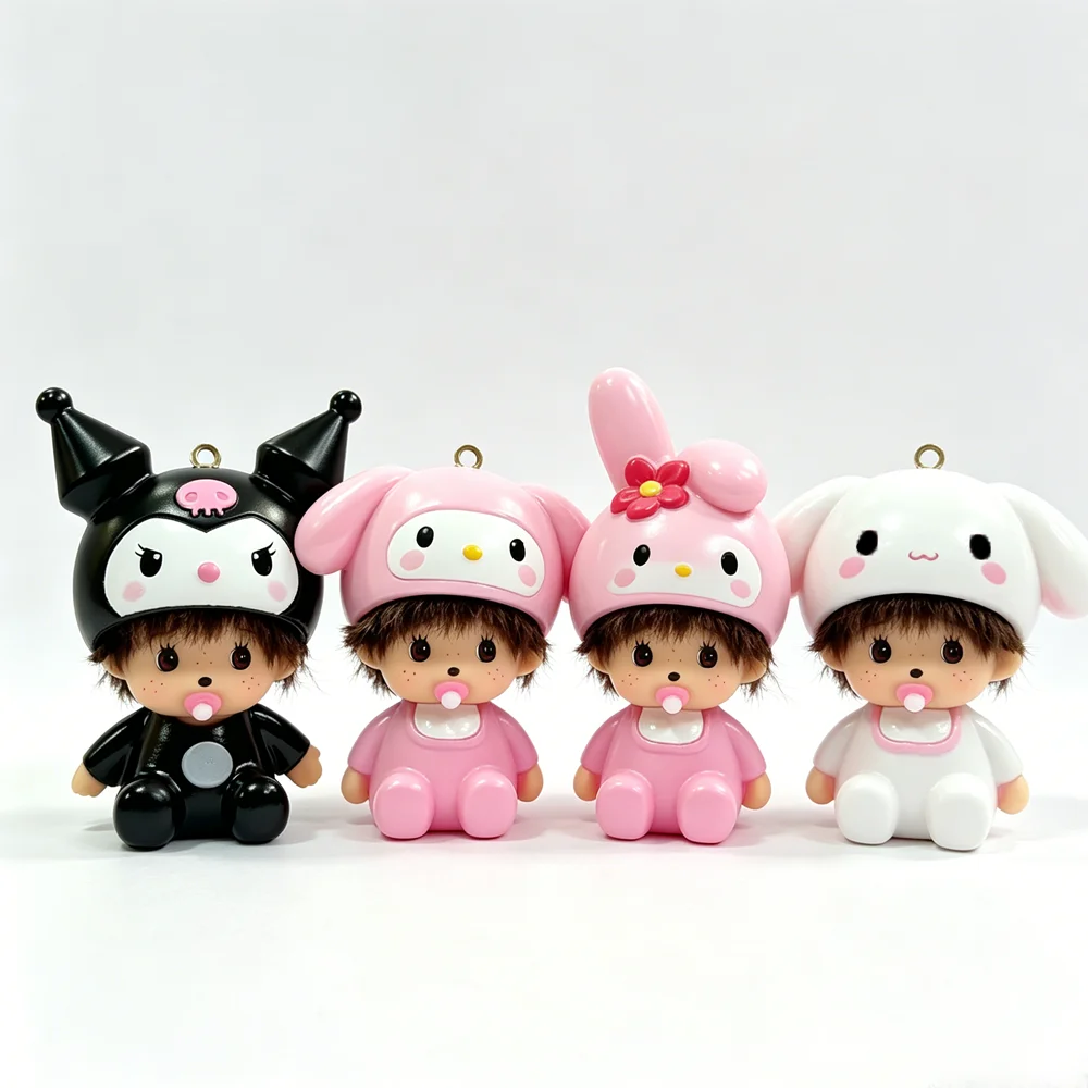 Breloczek Sanrio Monchhichi 6  – Kawaii Tech Accessories recenzja i cena